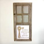 A5x4 Frame Miniature Door with Engraved Decal 485x1050mm