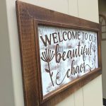 Deep Engraved Decal with 2 Tier Wooden Frame 870x520mm - Image 2