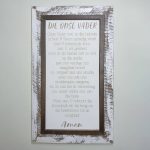 Engraved Decal with 2 Tier Frame 520x870mm