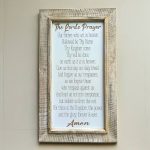 Engraved Decal with 2 Tier Frame 520x870mm